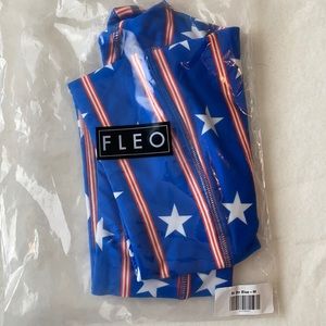 Fleo Stars & Stripes Blue Shorts - Size M - NWT